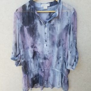 Michael Kors Tops - 💢SOLD💢MICHAEL KORS Chiffon Blouse Size XL Michael Kors Tops - 💢SOLD💢MICHAEL KORS Chiffon Blouse Size XL